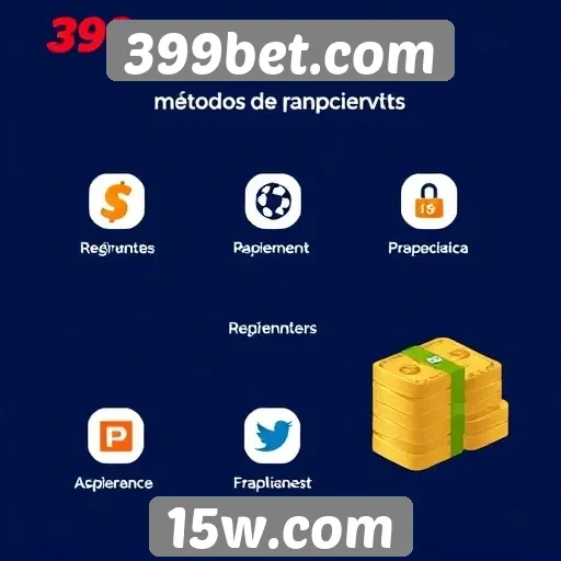 Métodos de pagamento aceitos na plataforma 399bet